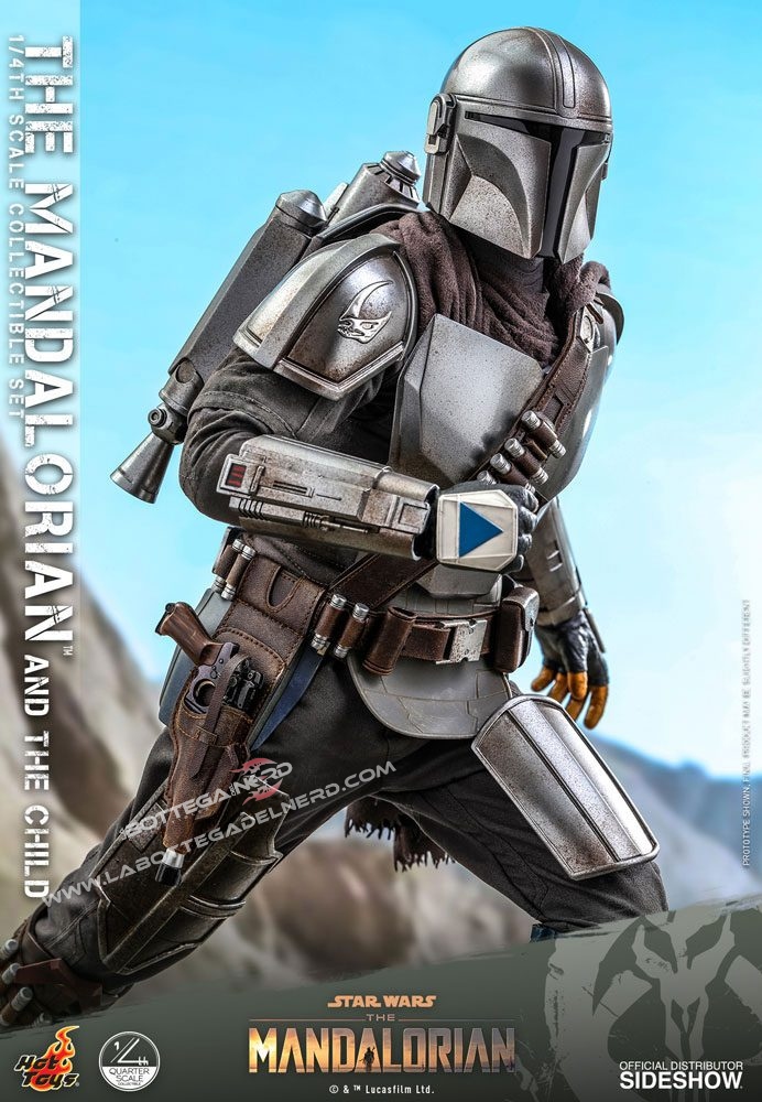 Star Wars The Mandalorian - Action Figure 2-Pack 1/4 The Mandalorian & The Child 46cm - immagine 8