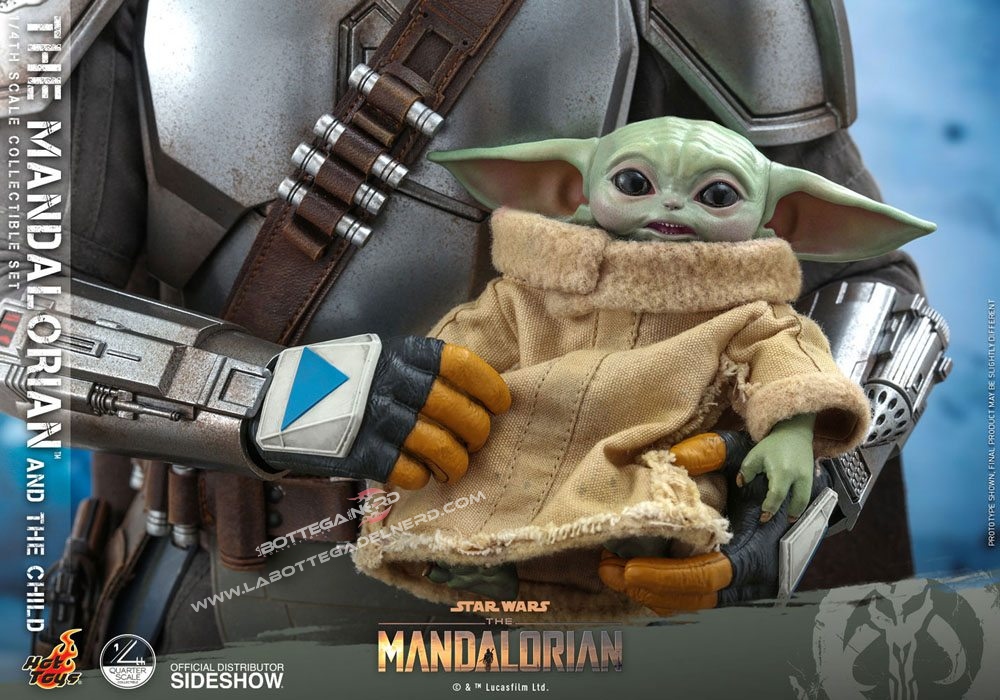 Star Wars The Mandalorian - Action Figure 2-Pack 1/4 The Mandalorian & The Child 46cm - immagine 7
