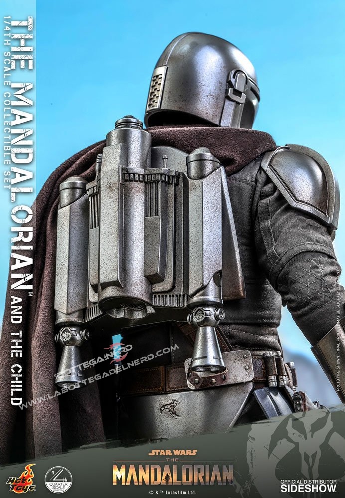 Star Wars The Mandalorian - Action Figure 2-Pack 1/4 The Mandalorian & The Child 46cm - immagine 5