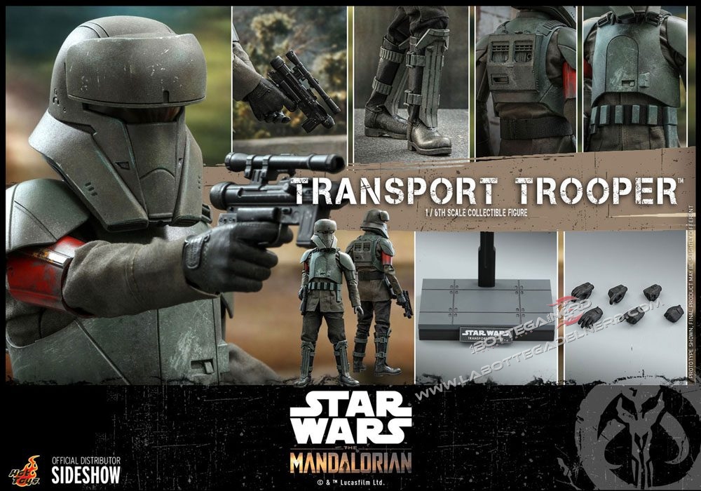 Star Wars The Mandalorian - Action Figure 1/6 Transport Trooper 31cm - immagine 7