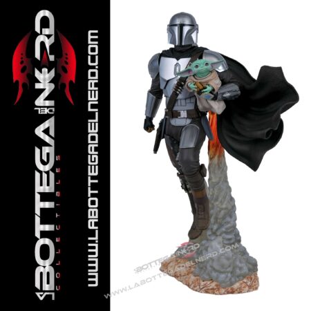 Star Wars The Mandalorian - Statua Mandalorian & The Child 41cm