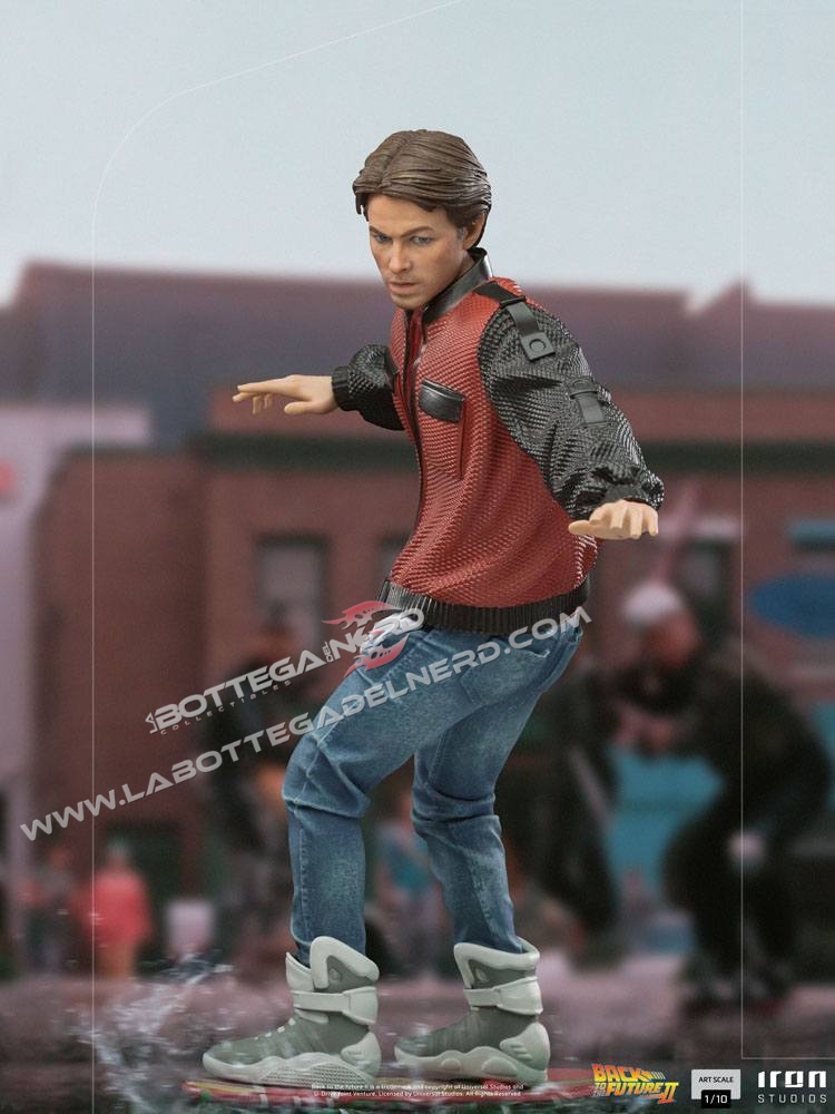Back to the Future II - Statue 1/10 Marty McFly on Hoverboard 22cm - immagine 4