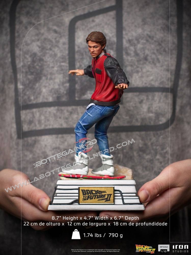 Back to the Future II - Statue 1/10 Marty McFly on Hoverboard 22cm - immagine 8