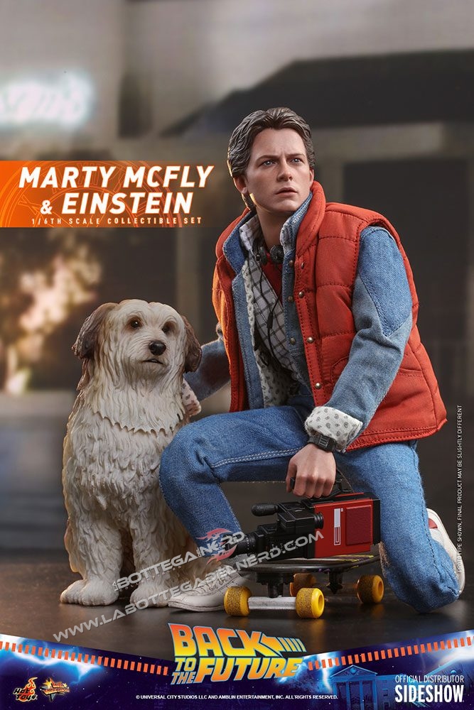 Back To The Future - Action Figures Marty McFly & Einstein Exclusive 28cm - immagine 2