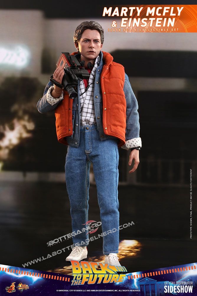 Back To The Future - Action Figures Marty McFly & Einstein Exclusive 28cm - immagine 3