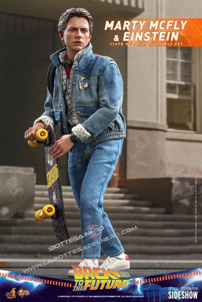 Back To The Future - Action Figures Marty McFly & Einstein Exclusive 28cm - immagine 6