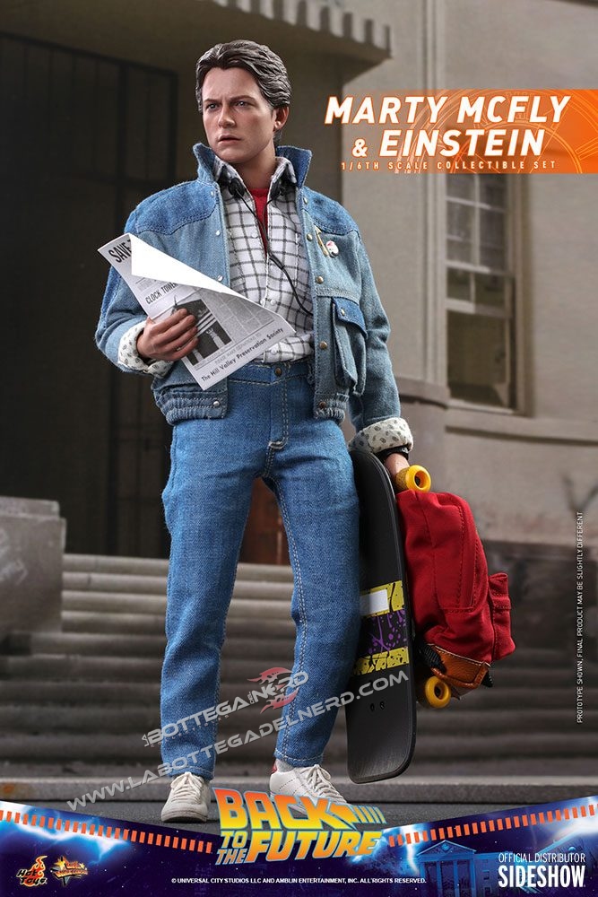 Back To The Future - Action Figures Marty McFly & Einstein Exclusive 28cm - immagine 4