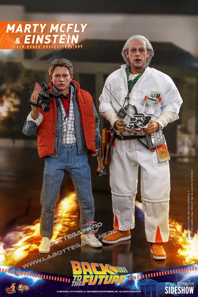Back To The Future - Action Figures Marty McFly & Einstein Exclusive 28cm - immagine 8
