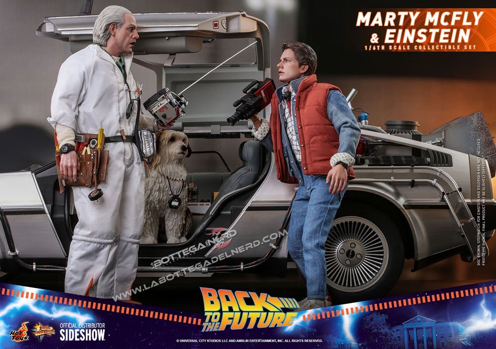 Back To The Future - Action Figures Marty McFly & Einstein Exclusive 28cm - immagine 9