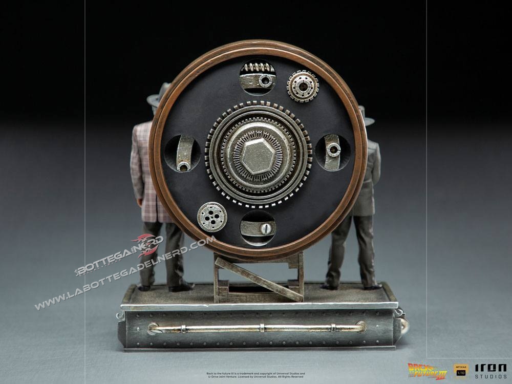 Back to the Future III - Deluxe Statue Marty and Doc at the Clock 30cm - immagine 2