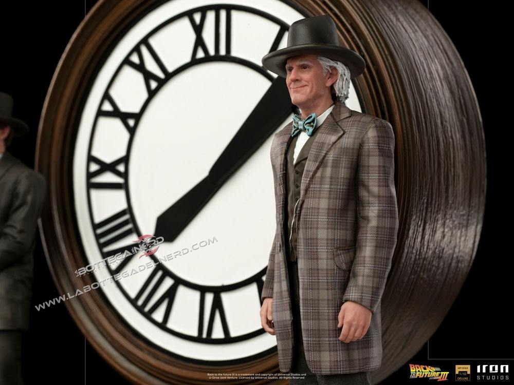 Back to the Future III - Deluxe Statue Marty and Doc at the Clock 30cm - immagine 9