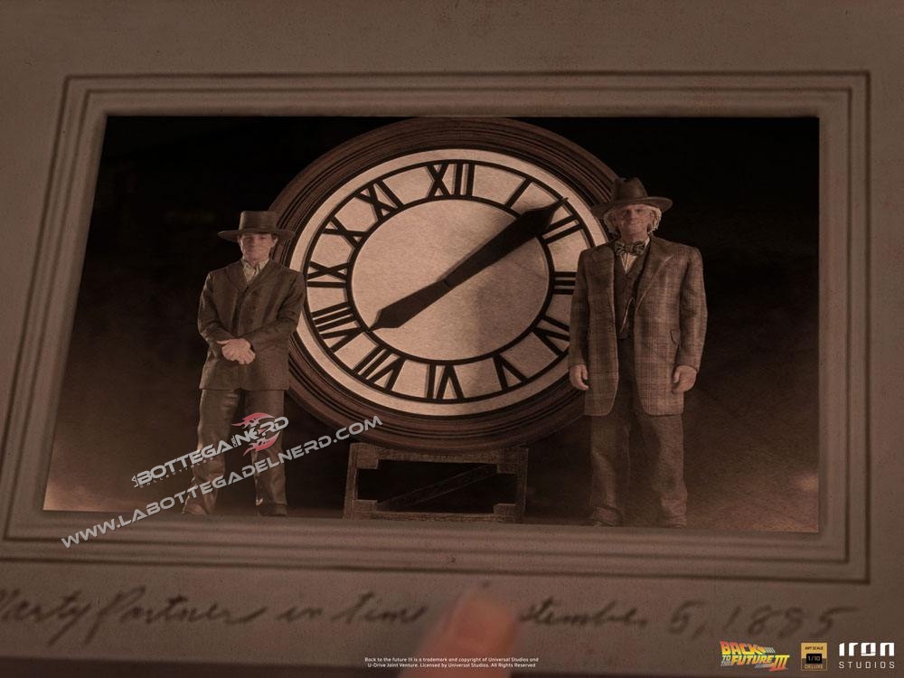 Back to the Future III - Deluxe Statue Marty and Doc at the Clock 30cm - immagine 6