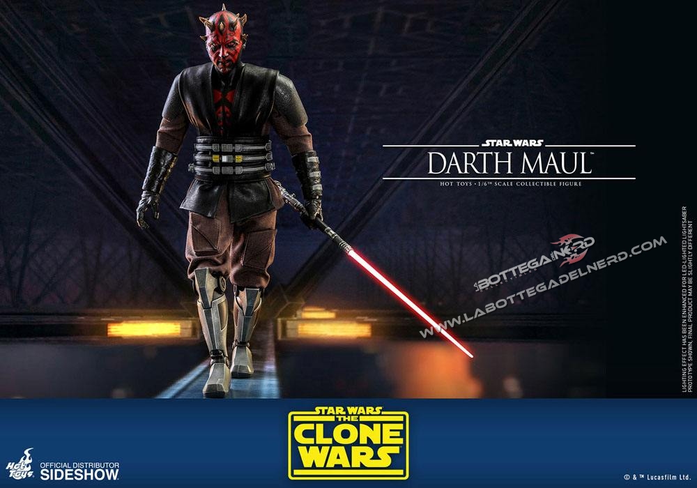 Star Wars The Clone Wars - Action Figure 1/6 Darth Maul 29cm - immagine 7
