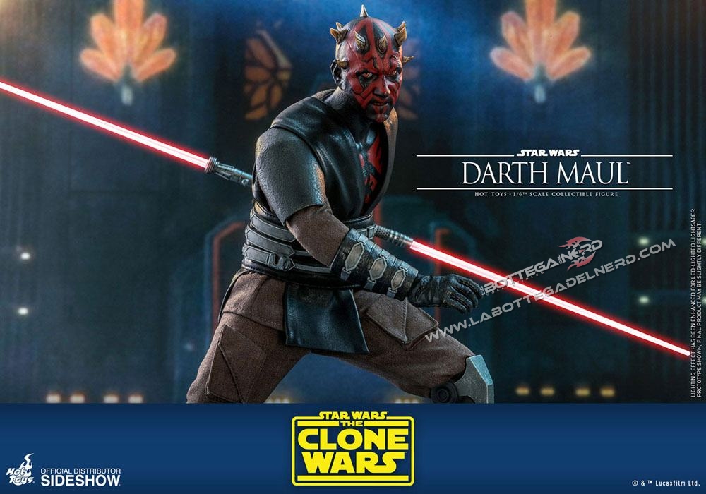 Star Wars The Clone Wars - Action Figure 1/6 Darth Maul 29cm - immagine 6