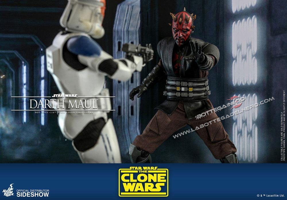 Star Wars The Clone Wars - Action Figure 1/6 Darth Maul 29cm - immagine 8