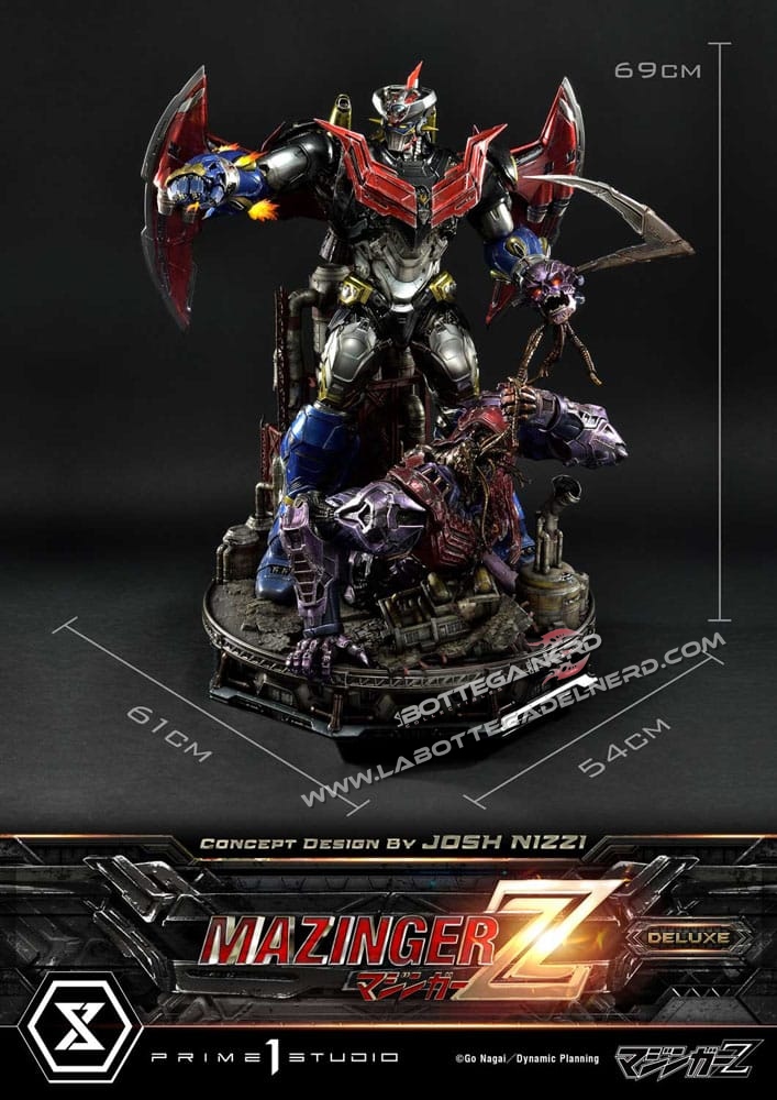 Mazinger Z - Statue Design by Josh Nizzi Bonus Deluxe 69cm - immagine 5