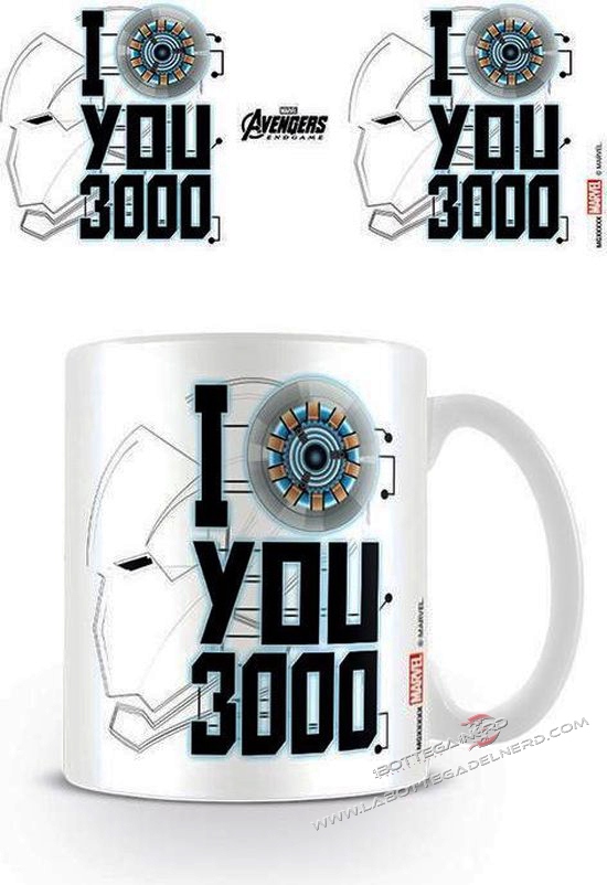 TAZZA IN CERAMICA - Avengers I Love You 3000 - immagine 2