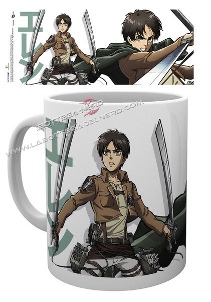 TAZZA IN CERAMICA - ATTACK ON TITAN S2 Eren - immagine 2