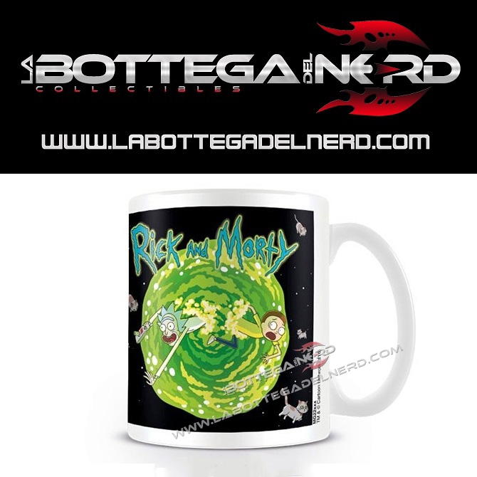 TAZZA IN CERAMICA - RICK & MORTY Mug Floating Cat Dimension