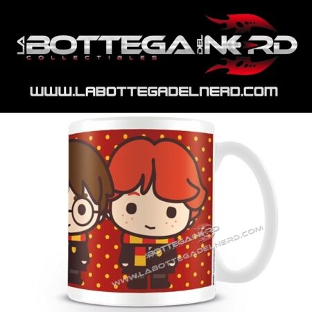 TAZZA IN CERAMICA - Harry Potter Mug Kawaii Harry Ron Hermione