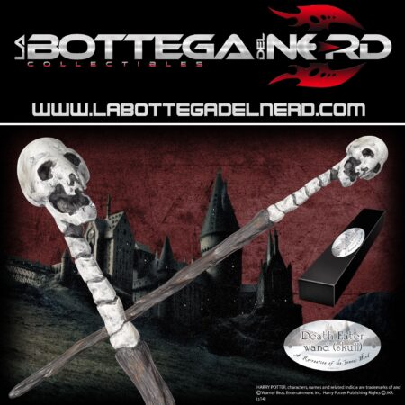 HARRY POTTER - Bacchetta magica del Mangiamorte Skull