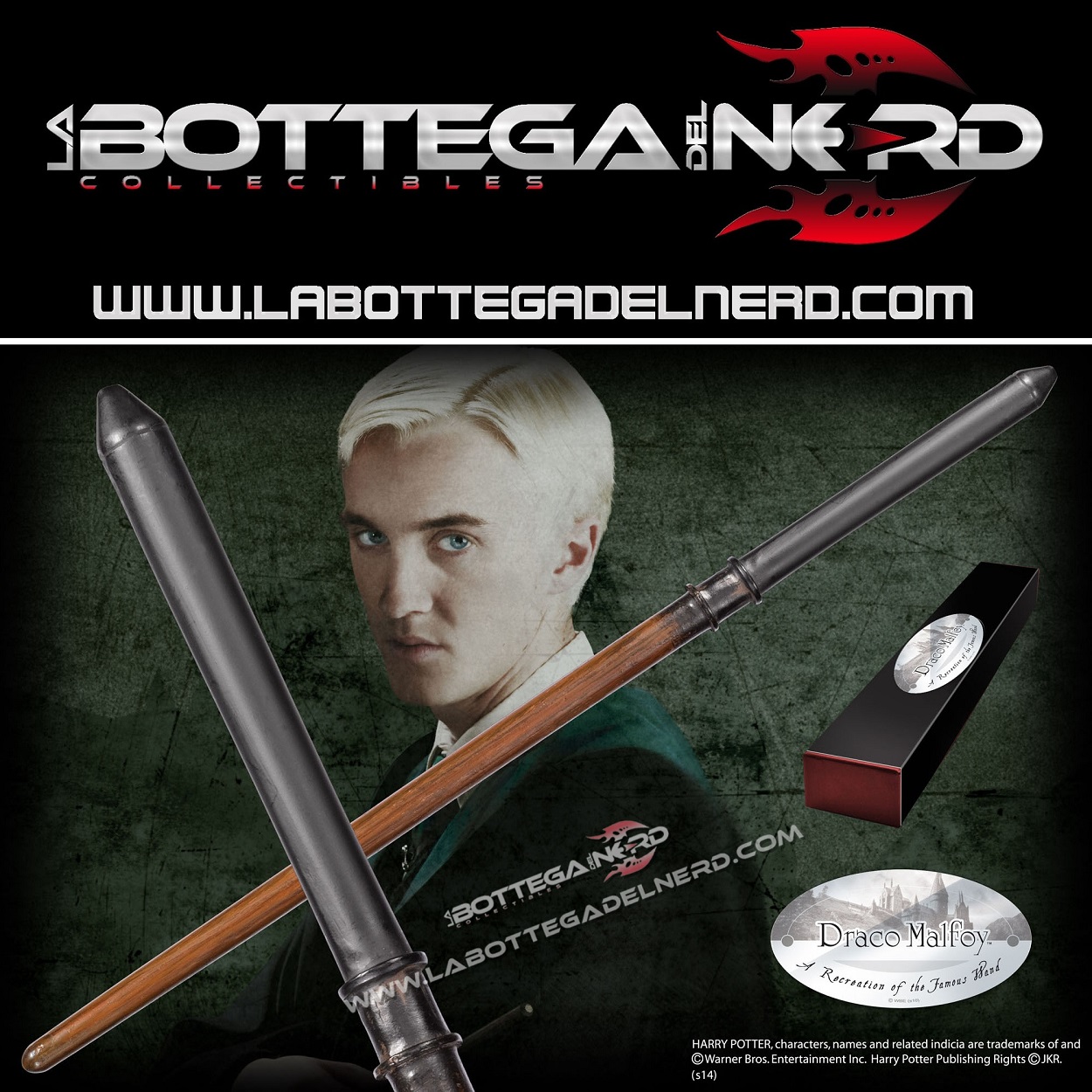 HARRY POTTER - Bacchetta magica di Draco Malfoy