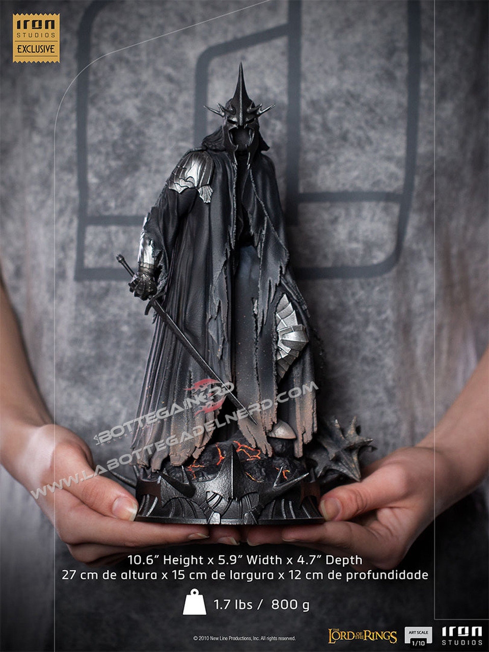 Lord of the Rings - Witch King of Angmar Statue Art Scale 28cm - immagine 5