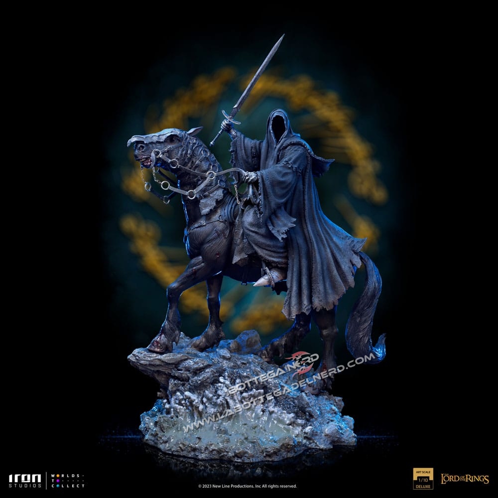 Lord Of The Rings - Deluxe Statue 1/10 Nazgul on Horse 42cm - immagine 2
