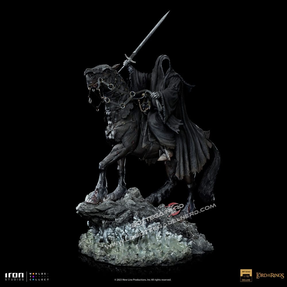 Lord Of The Rings - Deluxe Statue 1/10 Nazgul on Horse 42cm - immagine 6