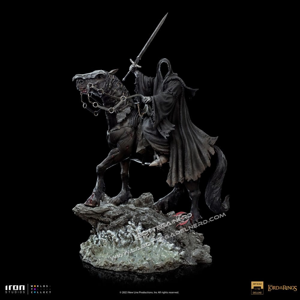 Lord Of The Rings - Deluxe Statue 1/10 Nazgul on Horse 42cm - immagine 5