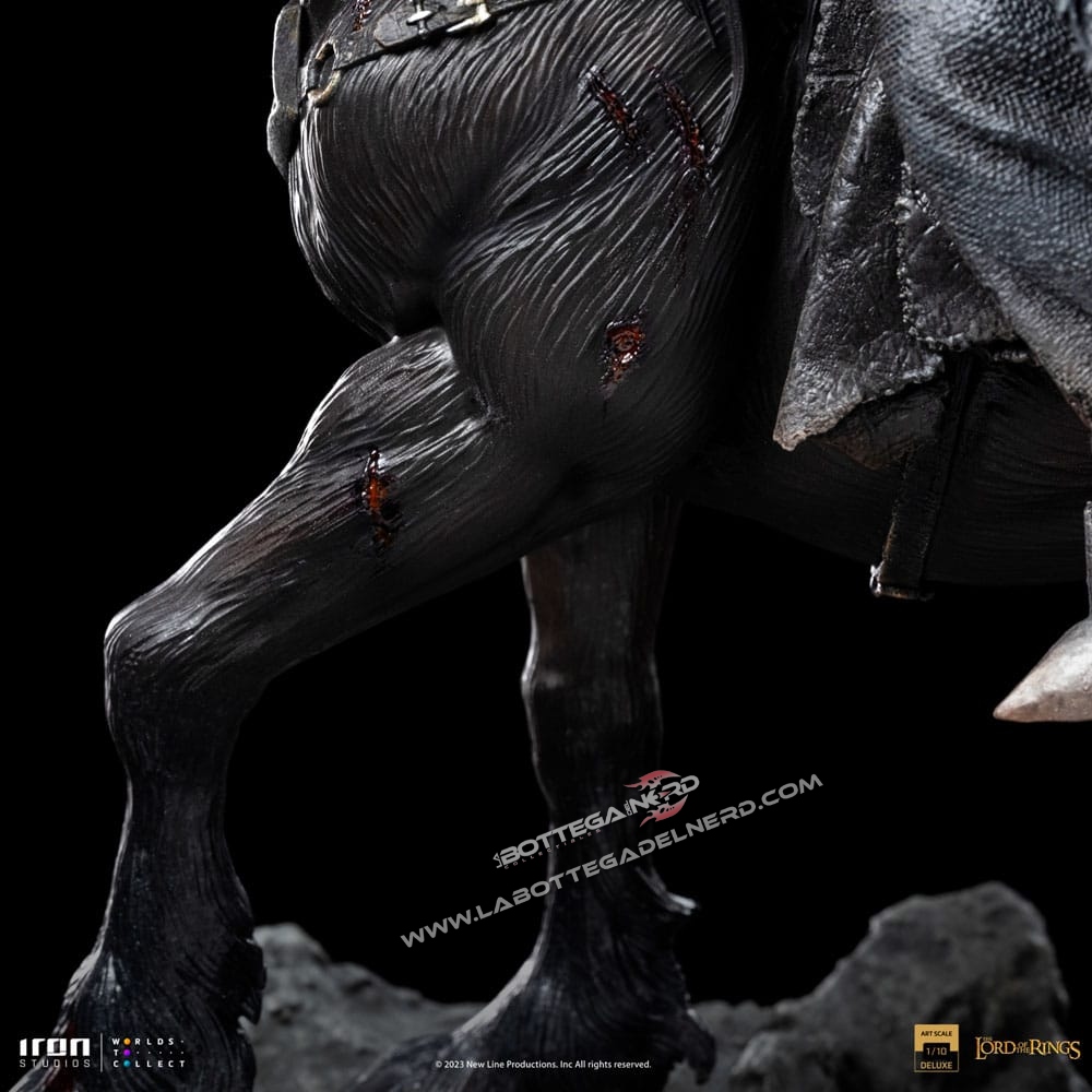 Lord Of The Rings - Deluxe Statue 1/10 Nazgul on Horse 42cm - immagine 9