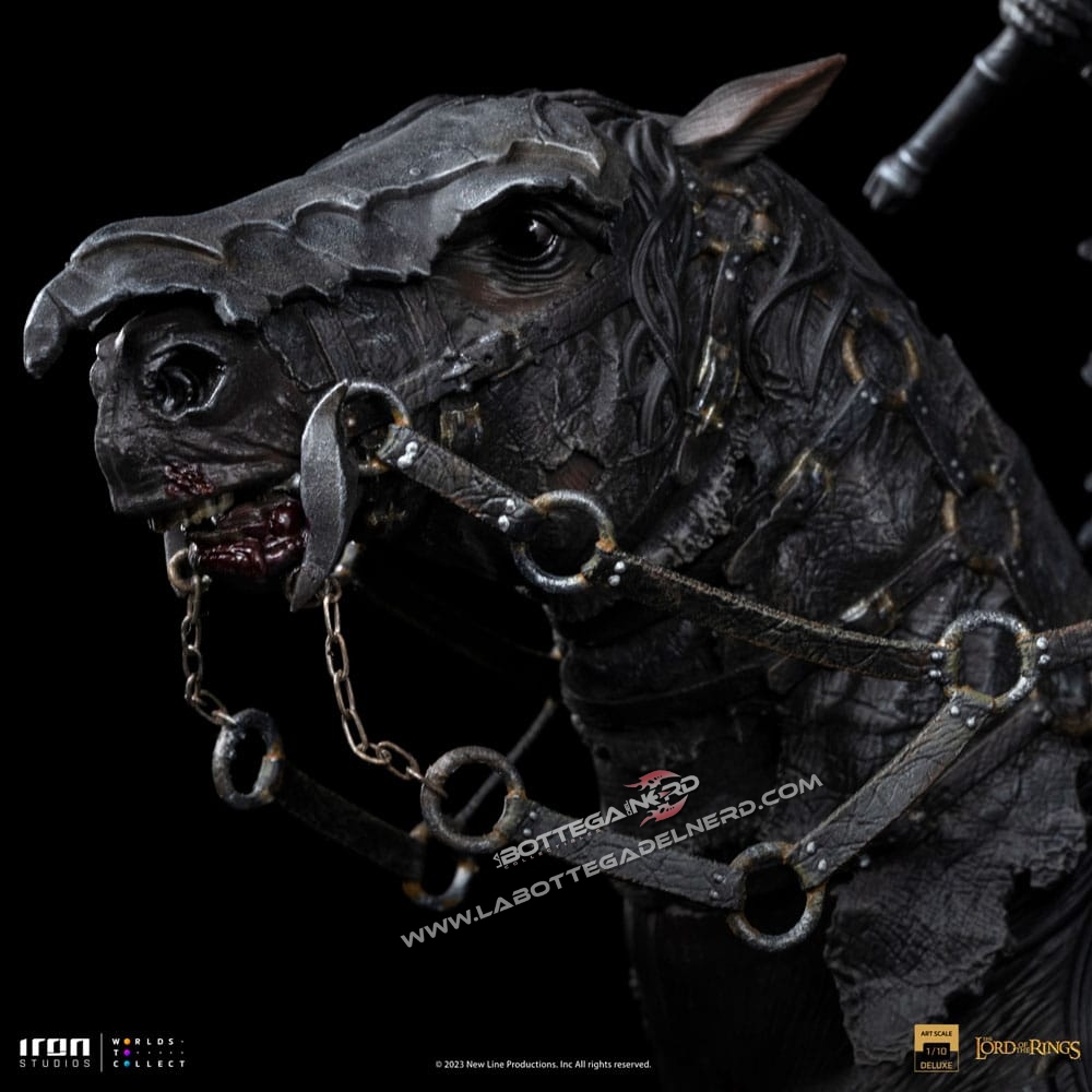 Lord Of The Rings - Deluxe Statue 1/10 Nazgul on Horse 42cm - immagine 8