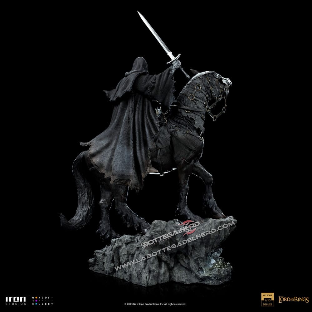 Lord Of The Rings - Deluxe Statue 1/10 Nazgul on Horse 42cm - immagine 7
