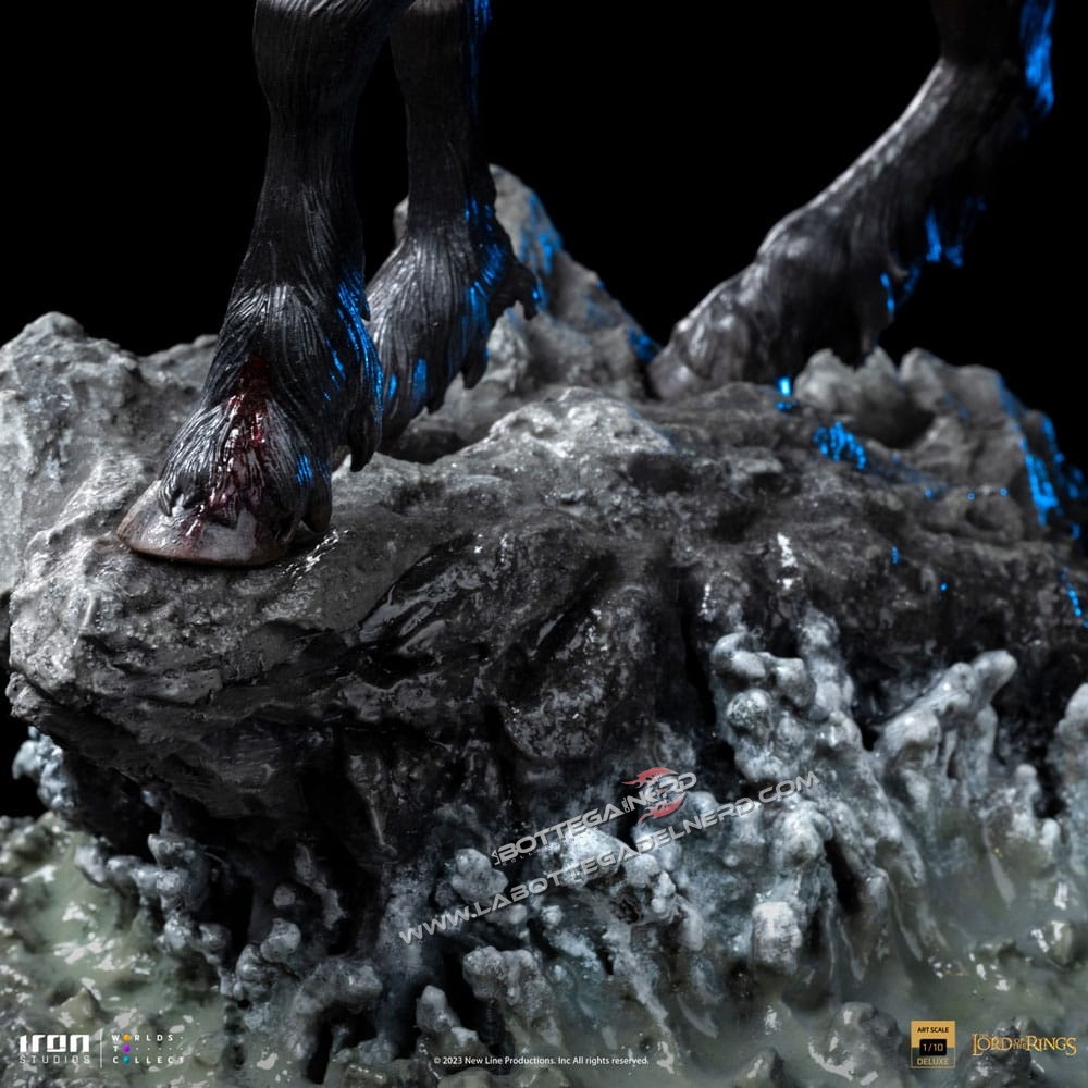 Lord Of The Rings - Deluxe Statue 1/10 Nazgul on Horse 42cm - immagine 11