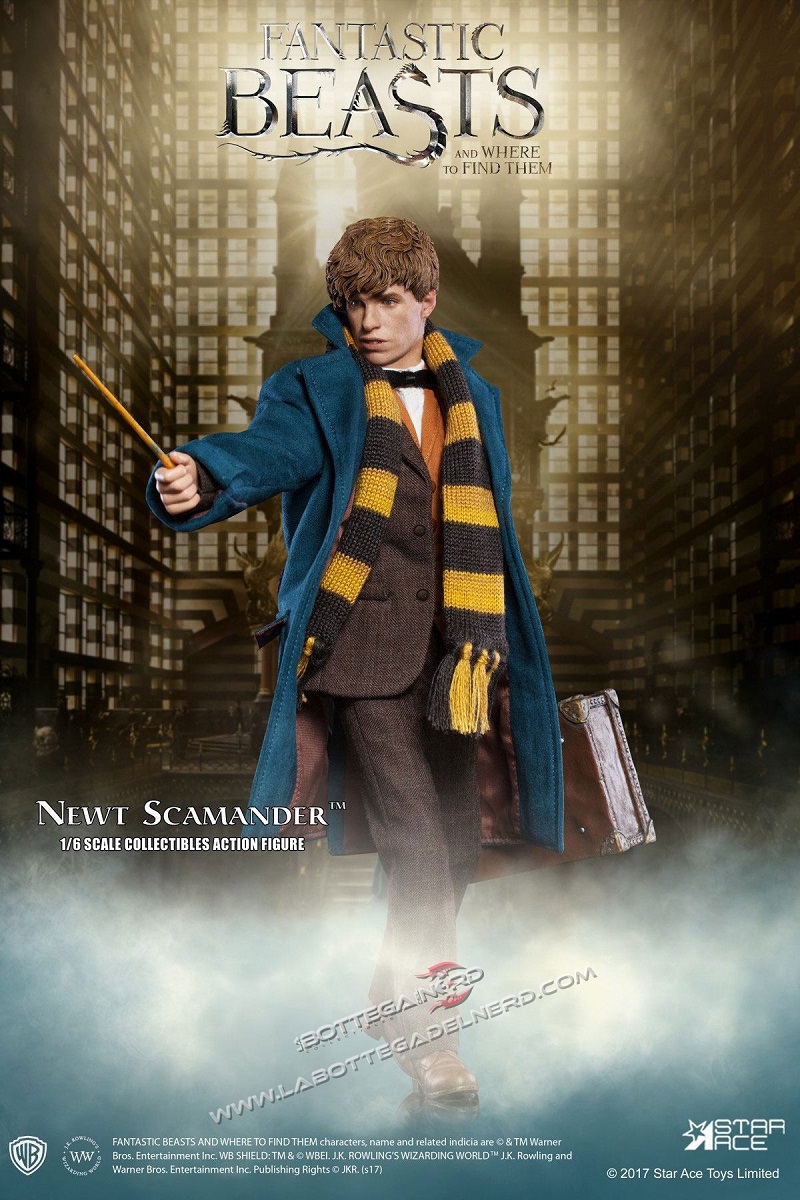 Animali Fanstastici - Action Figure 1/6 Newt Scamander grey coat - immagine 2