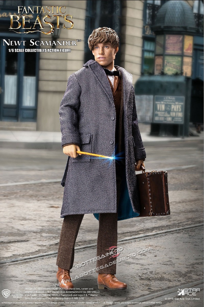 Animali Fanstastici - Action Figure 1/6 Newt Scamander grey coat - immagine 5