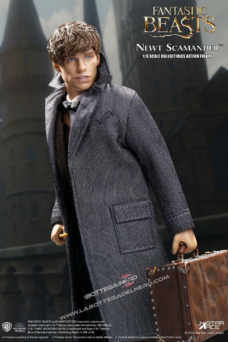 Animali Fanstastici - Action Figure 1/6 Newt Scamander grey coat - immagine 4