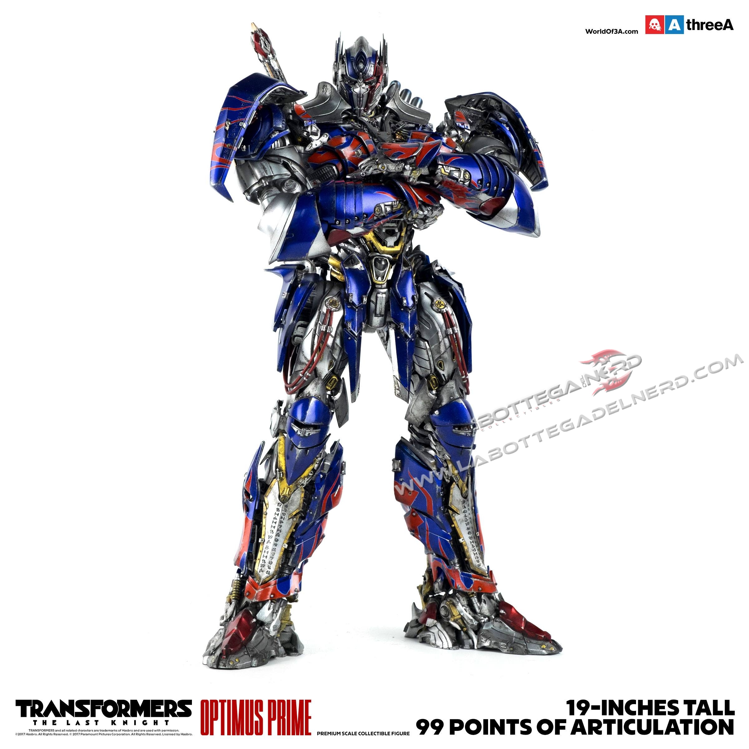 Transformers l'ultimo cavaliere - Action Figure 1/6 Optimus Prime 49cm - immagine 2