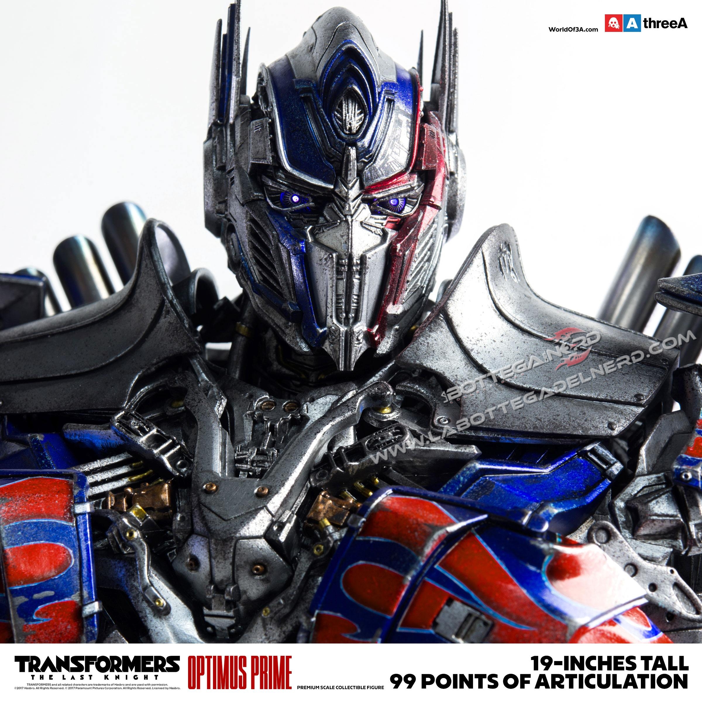 Transformers l'ultimo cavaliere - Action Figure 1/6 Optimus Prime 49cm - immagine 6