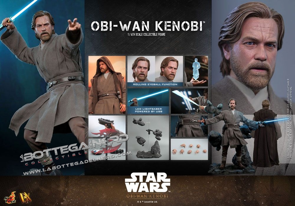 Star Wars: Obi-Wan Kenobi - Action Figure 1/6 Obi-Wan Kenobi 30cm - immagine 12
