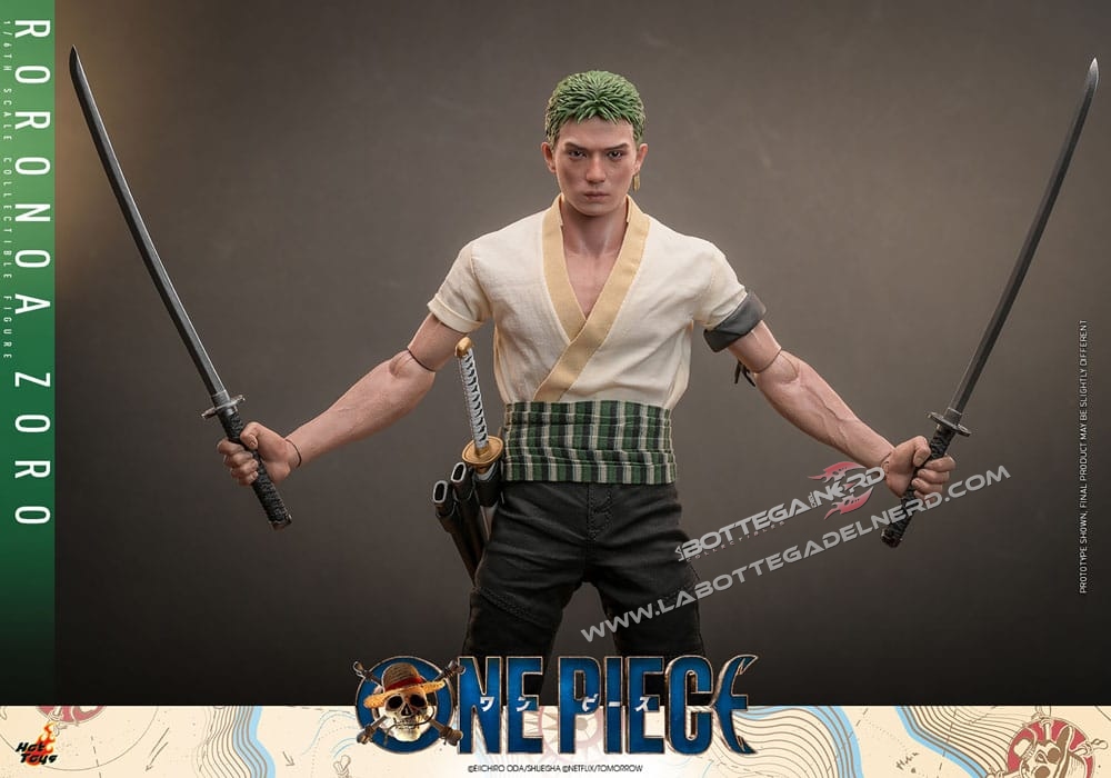 One Piece (Netflix) - Action Figure 1/6 Roronoa Zoro 31cm - immagine 7