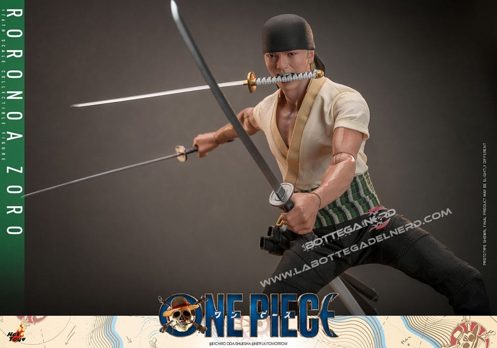 One Piece (Netflix) - Action Figure 1/6 Roronoa Zoro 31cm - immagine 6