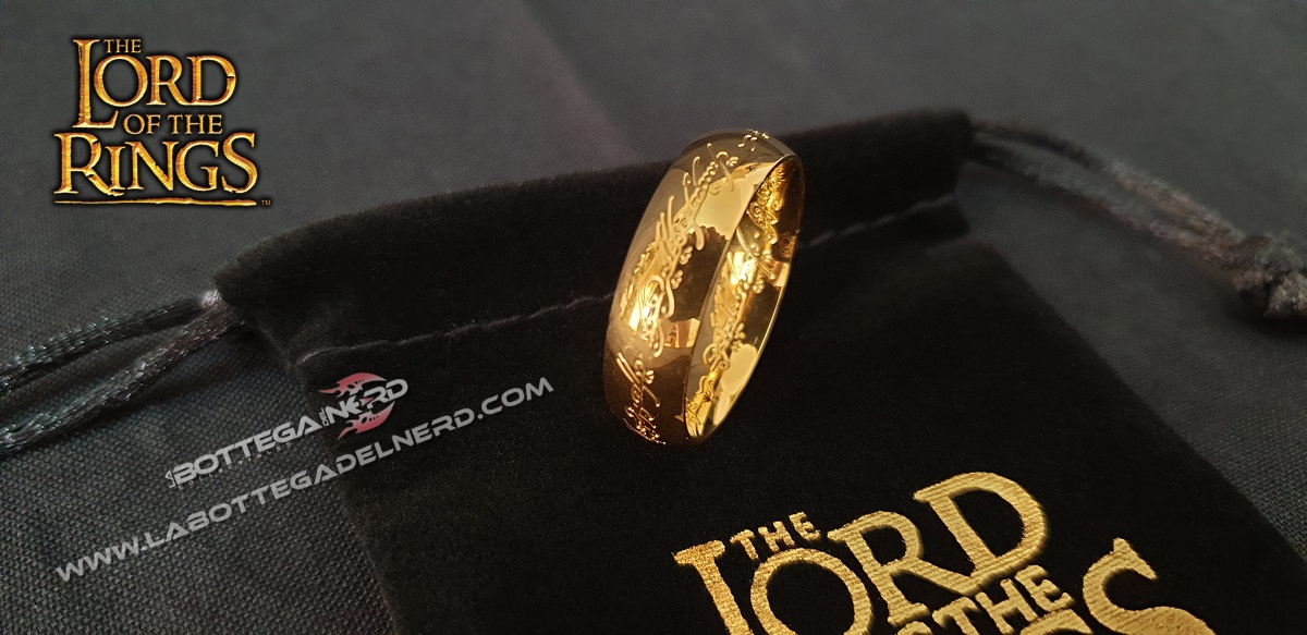 Il Signore degli Anelli - Replica unico anello con bustina in velluto - immagine 5