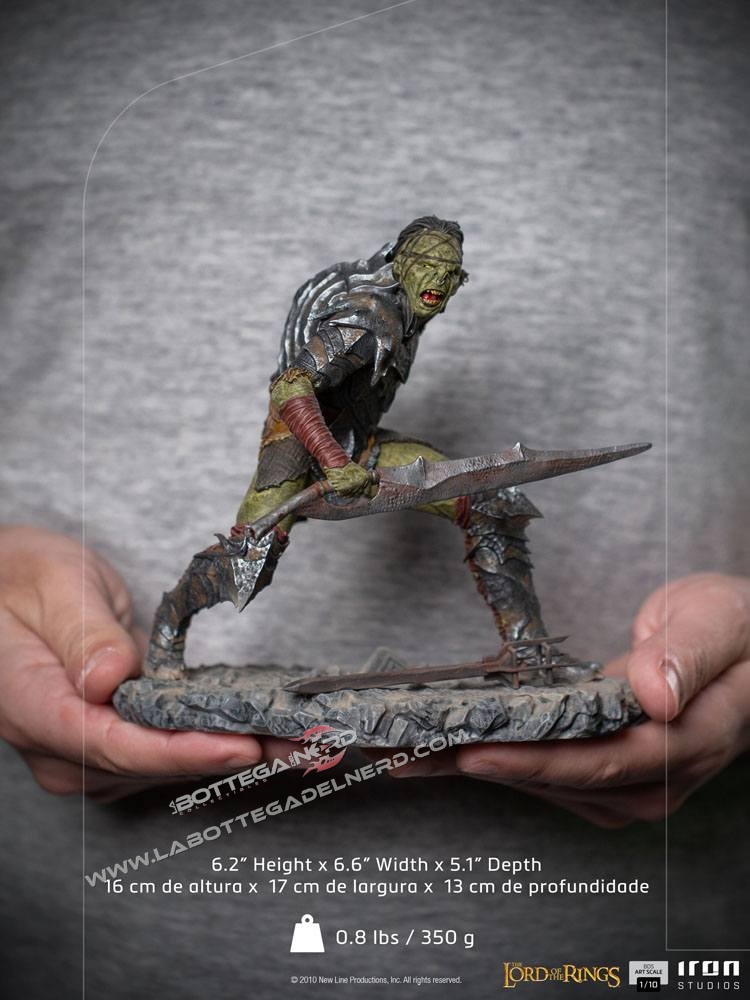Lord Of The Rings - BDS Art Scale Statue 1/10 Swordsman Orc 16cm - immagine 7