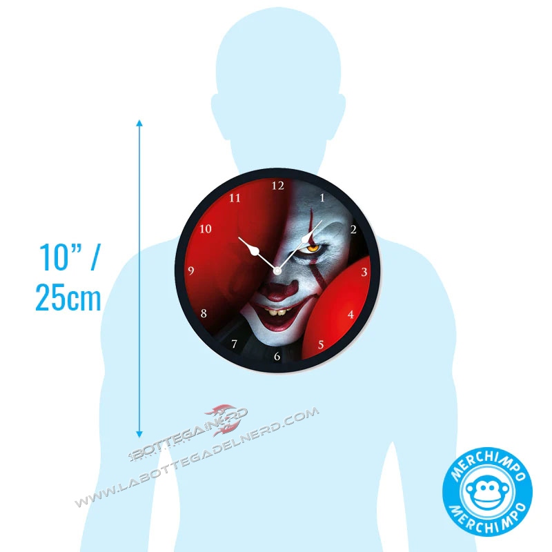OROLOGIO DA MURO - HORROR IT Pennywise Clock - immagine 3
