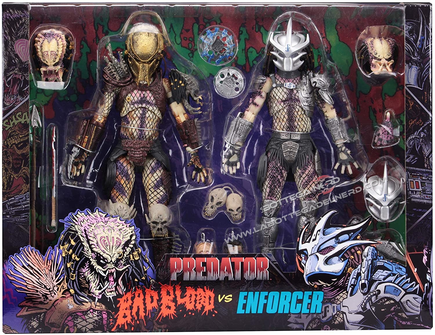 Predator Bad Blood - 2-Pack Ultimate Bad Blood & Enforcer 20cm - immagine 4