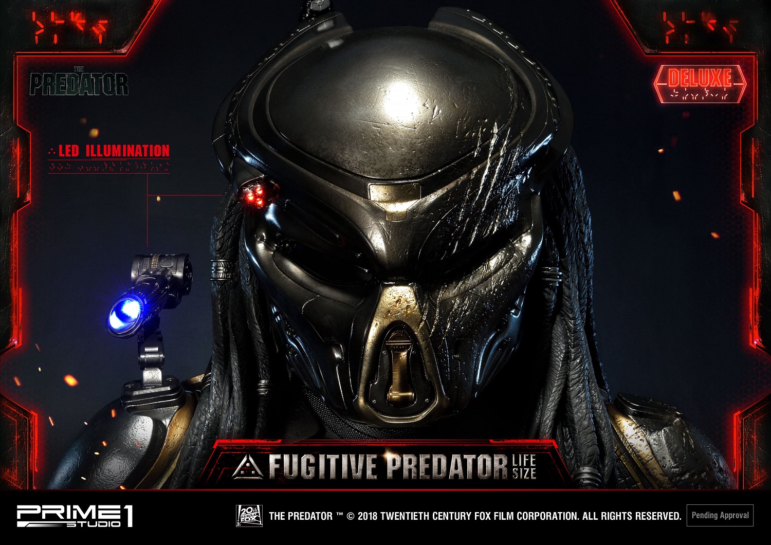 Predator - Busto Fugitive Predator Deluxe 76cm - immagine 6