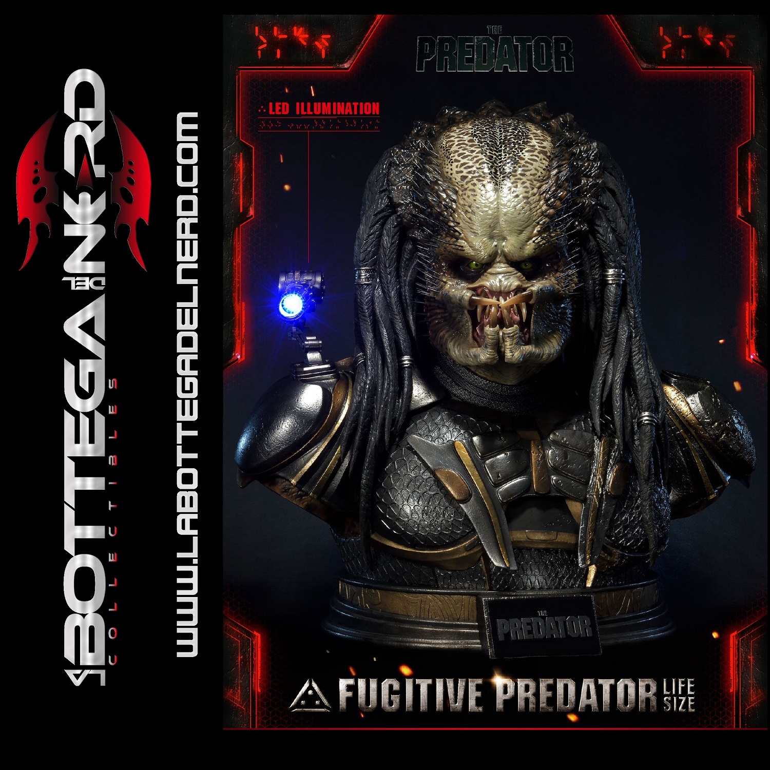 Predator - Busto Fugitive Predator 76cm