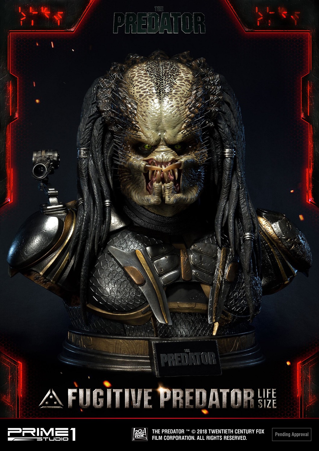 Predator - Busto Fugitive Predator 76cm - immagine 2