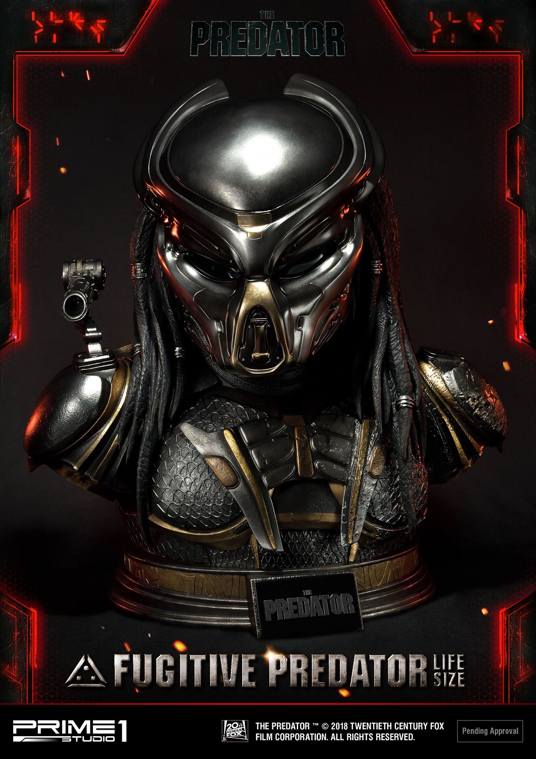 Predator - Busto Fugitive Predator 76cm - immagine 3